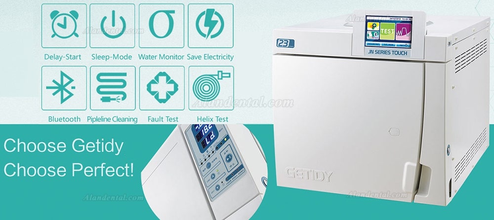 Getidy® JQA-18 Dental Autoclave Sterilizer Class B 18L